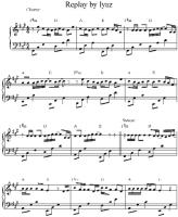 Iyaz Replay Sheet Music in F# Minor (transposable) - Download & Print -  SKU: MN0079858