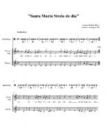 Santa Maria Strela Do Dia – Alfonso X El Sabio Sheet music for